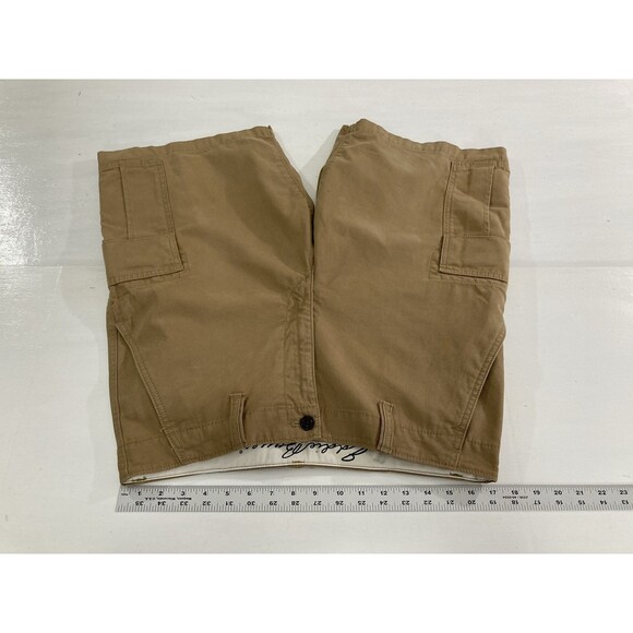 Vintage Eddie Bauer Cargo Shorts Men’s 33 Khaki Tan Bermuda Hiking Outdoor Y2K - Picture 10 of 12